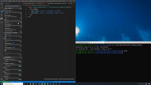 How You Can Quickly Configure Visual Studio Code For Ruby On Rails 6 смотреть онлайн