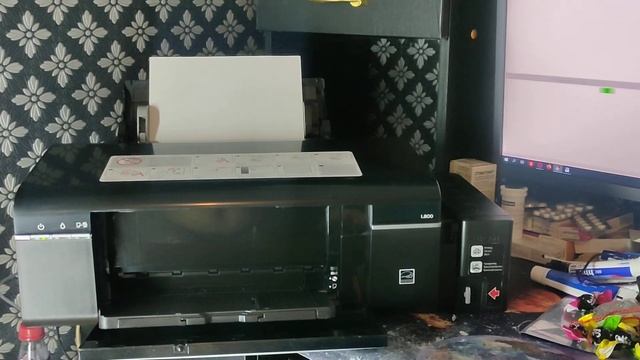 Epson L800 6700+ тест дюз смотреть онлайн