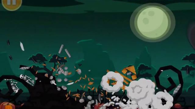 Angry Birds Seasons Ham'o'ween Level 2-13 - Mighty Eagle - 100% - Total Distruction смотреть онлайн