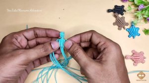 Tutorial- DIY Macrame Tortoise or Turtle | Macrame animals