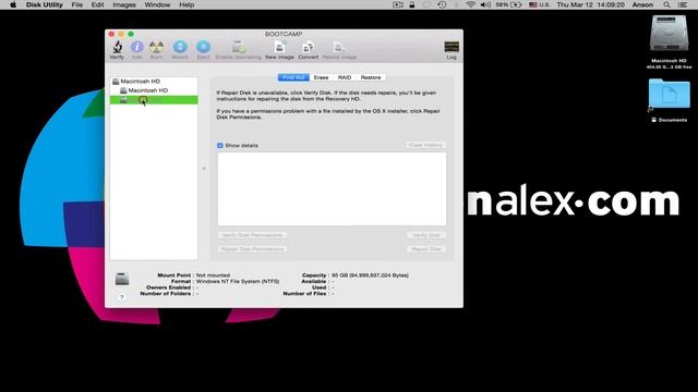 Hide Boot Camp Drive / Partition from Desktop on Mac смотреть онлайн