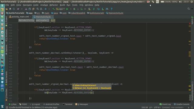 Android Kotlin Usage Tutorial #027 - EditText - Number(Signed-Decimal) смотреть онлайн