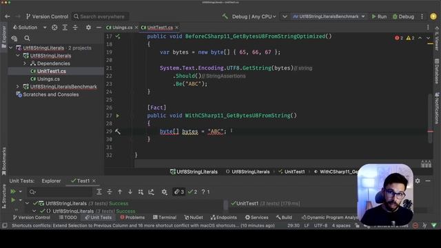 C# 11 UTF-8 String Literals - Ignore everything you have seen so far смотреть онлайн