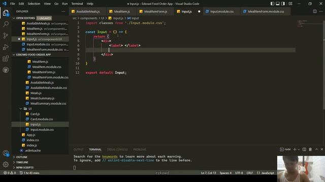 Food Order App in React JS (Tagalog) Part 06 - adding a form. смотреть онлайн