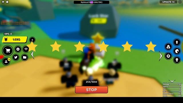 Новое обновление и супер метод быстро и много открывать звезд в Anime Fighters Simulator смотреть онлайн