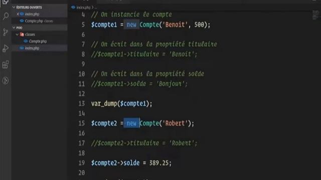 PHP-Orienté Objet-Concepts de base смотреть онлайн