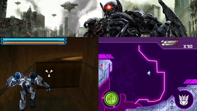 Transformers: Dark of the Moon - Decepticons - Nintendo DS Longplay [HD] смотреть онлайн