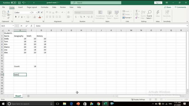 GRADE - 6 CHAPTER-3 ANALYZING DATA.TASK-2 FUNCTIONS(Using Microsoft Excel.DAY:02 APRIL 2020) смотреть онлайн