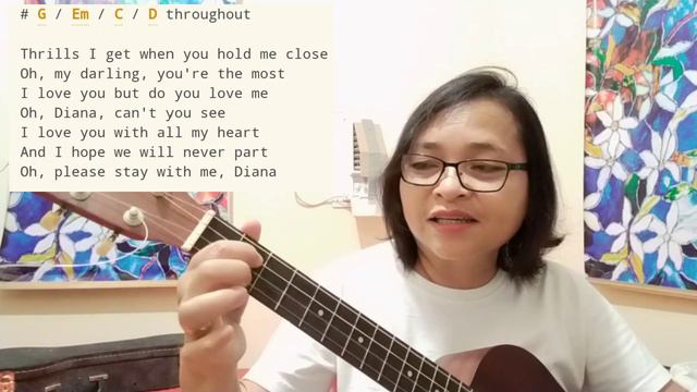 DIANA-BARITONE UKULELE CHORDS FOR BEGINNERS смотреть онлайн