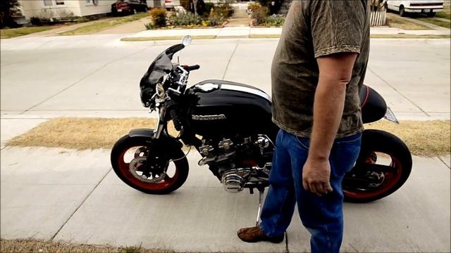 1980 Honda CB750 cafe - street fighter смотреть онлайн