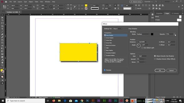 How to Apply Drop Shadow in Adobe InDesign смотреть онлайн