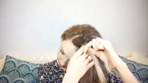 Как плести косу жгут ♥ Коса жгут с приплетом ♥ Прическа на каждый день с плетением жгут