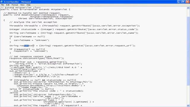 Java Advanced-servlet Exception handling-Lesson-8 смотреть онлайн