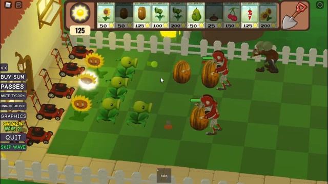 roblox : Plants Vs Undead Tycoon. Plants Vs Zombie but it was in roblox смотреть онлайн