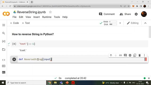 How to reverse a STRING in Python? смотреть онлайн