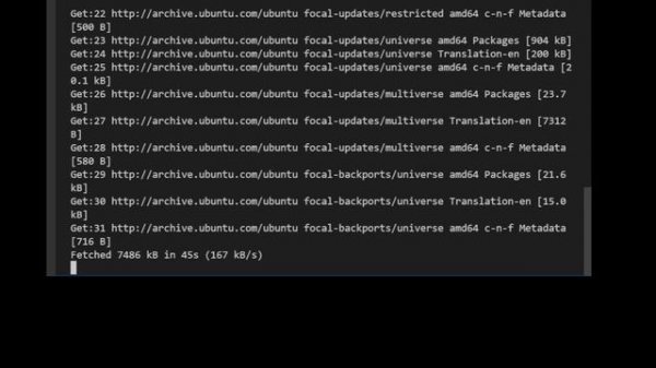 Update ubuntu in wsl (Windows Subsystem for Linux)