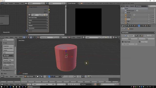 Blender 2.79b Kafes ile normal map hazırlama смотреть онлайн