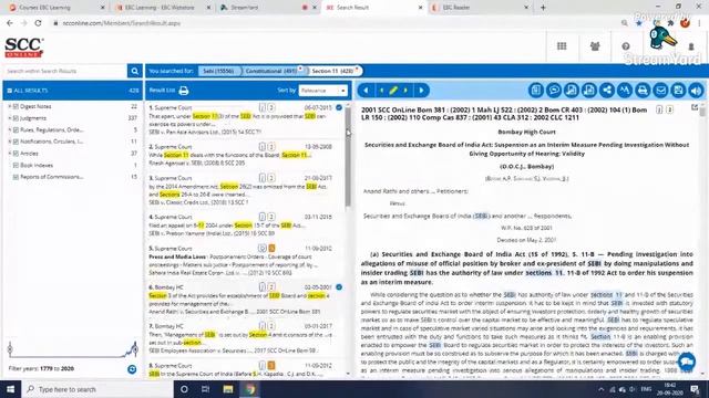 The Basics of: Research on SCC Online, EBC Learning and EBC Reader by Ujjwal Jain | Law Informants смотреть онлайн