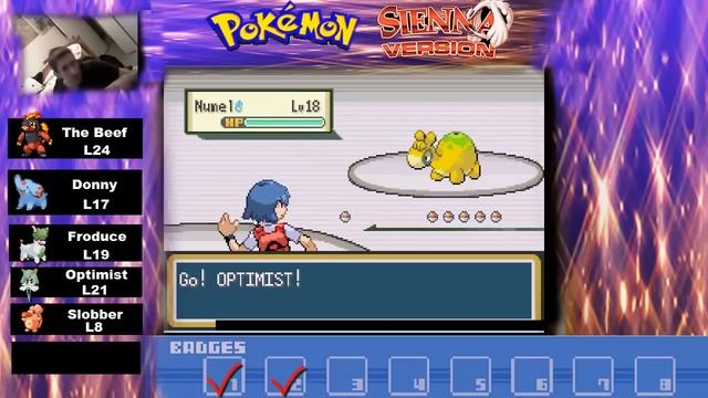 Pokemon Sienna Let's Play Pt 6: Atlantic Town Fire Gym/Leader Haroun, HATCHED EGG! смотреть онлайн