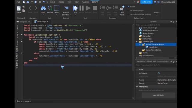 How to make Camera Shake Script | Roblox Studio Tutorial смотреть онлайн