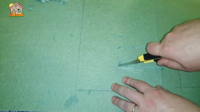 Как обойти крышку люка в подпол. Укладка ламината на дачный пол. DIY & DACHA Серия 195 смотреть онлайн