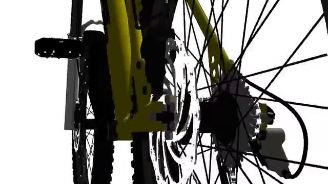 3D model mountain bike RB created in Autocad 2008 (2) смотреть онлайн