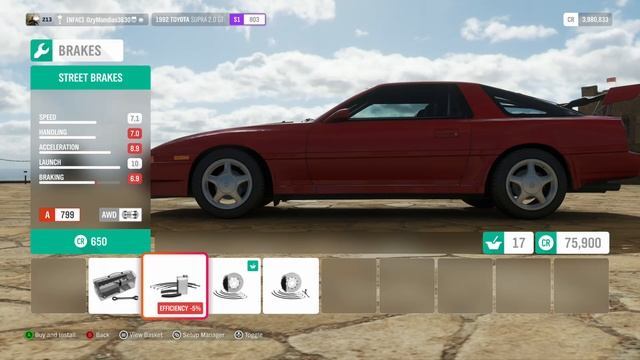Forza - 1992 Toyota Supra 2.0 GT live upgrades and tuning смотреть онлайн