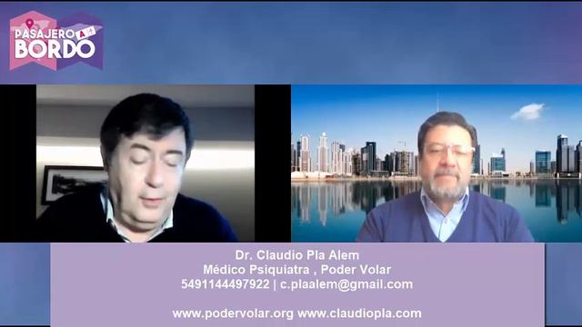 Dr. CLAUDIO PLÁ ALEM, especialista en aerofobia,médico psiquiatra, fundador de Poder Volar смотреть онлайн