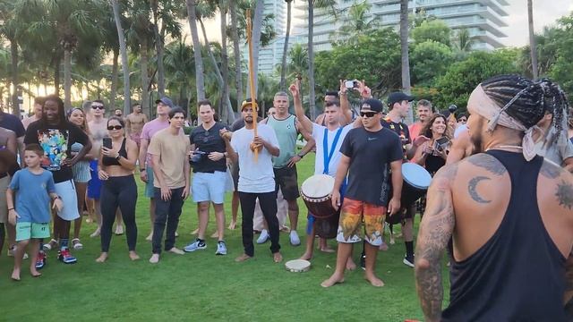 @South Pointe, Sunday July 23, 2023 - Drum Circle - Capoeira in the house смотреть онлайн