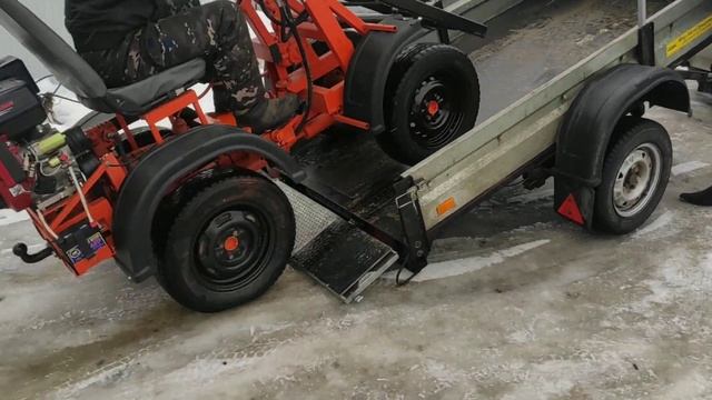 Забрали Погрузчик! Как Я Заезжал На Прицеп. смотреть онлайн