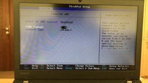 Lenovo x260 All BIOS Settings