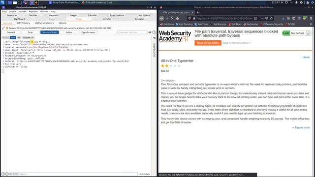 File path traversal, traversal sequences blocked with absolute path bypass (Video solution, Audio) смотреть онлайн