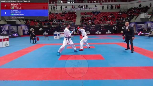 ?? Jordan Vs Kazakhstan ?? | Final Kumite Cadet -70kg | WKF Konya 2022