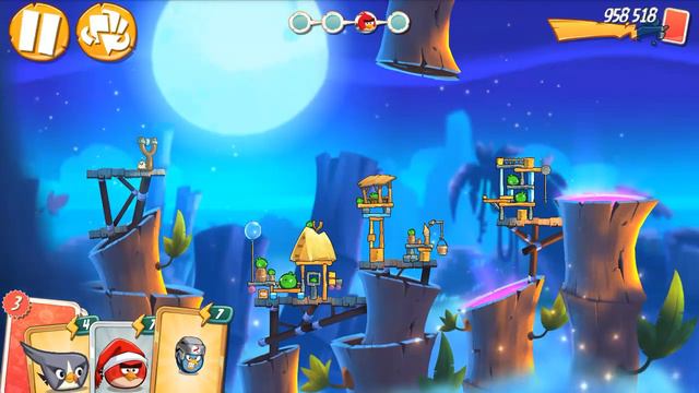 Angry Birds 2 - Level 129 / Gameplay Walkthrough (Android Game) смотреть онлайн