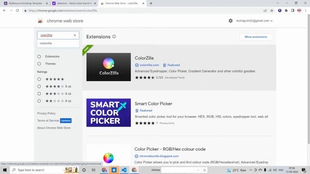 ColorZilla How To Install Color Zilla Tool ? Installation and use In Hindi @Justforcode смотреть онлайн