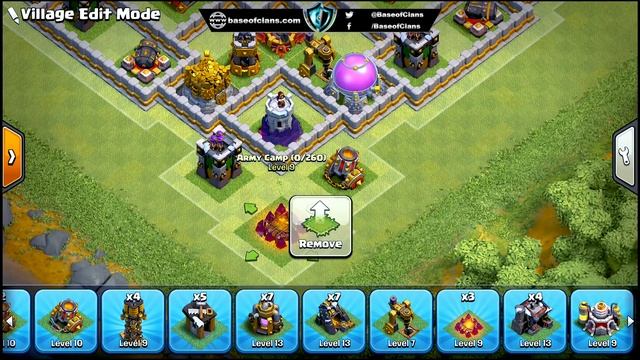 New BEST TH11 HYBRID/FARMING Base with Copy Link | Town Hall 11 (TH11) Base Design - Clash of Clans смотреть онлайн