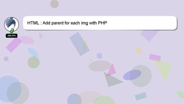 HTML : Add parent for each img with PHP смотреть онлайн