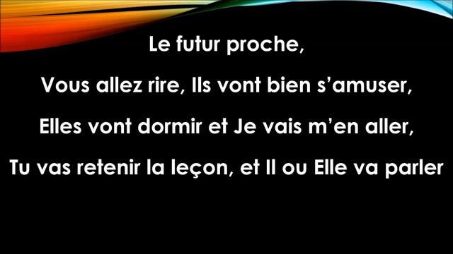 Le futur proche / Near future in French (Montagné) смотреть онлайн
