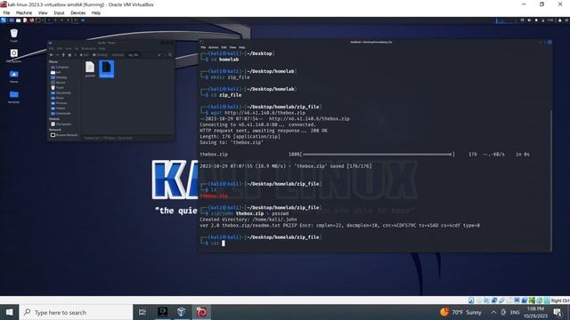 ZIP Files: Password Recovery Using Kali Linux смотреть онлайн
