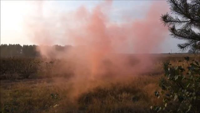 Цветной дым "MA0513" красный и фиолетовый смотреть онлайн