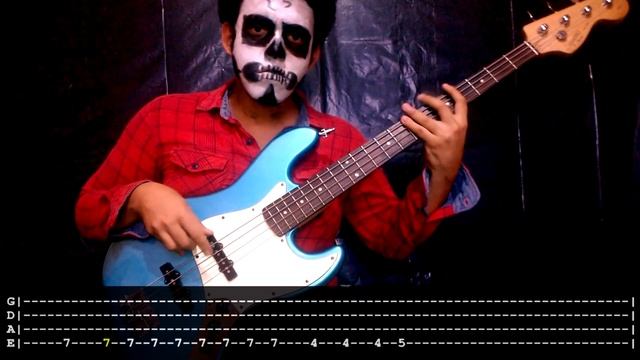 【IRON MAIDEN】[ Invaders ] cover by Cesar Dotti | LESSON | BASS TAB смотреть онлайн
