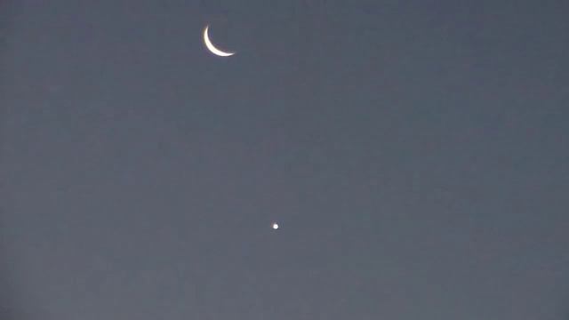 Класс!Венера и Луна рядом.утро 10.9.15 смотреть онлайн