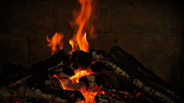 🔥 4K Cozy Fireplace (12 HOURS). Fireplace with Crackling Fire Sound. 4K Cracked Fireplace IN 2024