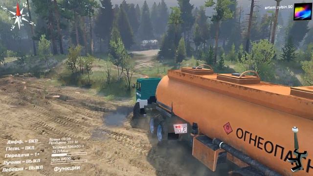 SpinTires. Мод Raba-MAN Доработанный. (Ссылка в описании) смотреть онлайн