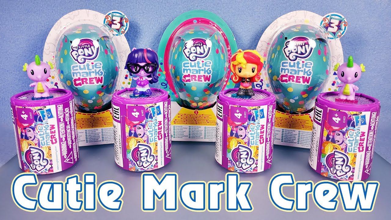 Милашки Пони - 2 и 3 волна - обзор фигурок My Little Pony - Cutie Mark Crew смотреть онлайн