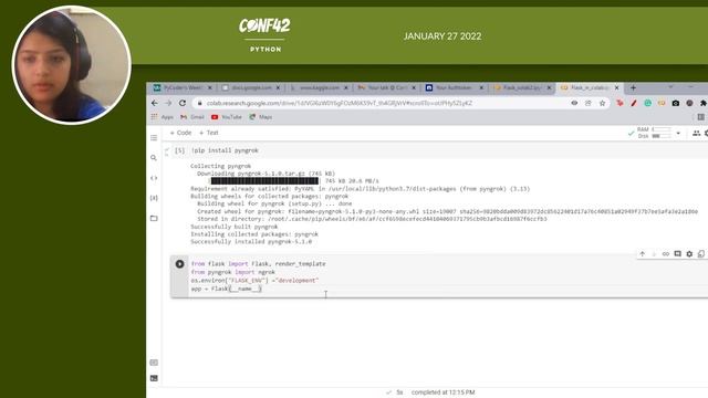 Building Python Flask API in google colab | Shweta Mishra | Conf42 Python 2022 смотреть онлайн