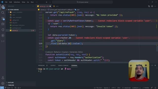 JSON SERVER DENGAN REFRESH TOKEN смотреть онлайн