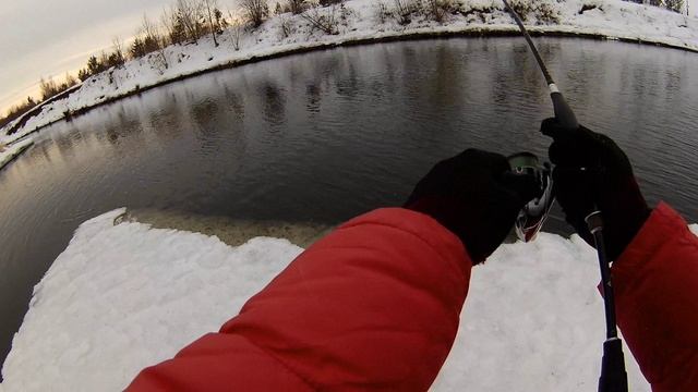 Первая рыбалка удилищем MajorCraft VIERRA VRS-802H ранней весной в Двуреченске. Бонусные язи на UL