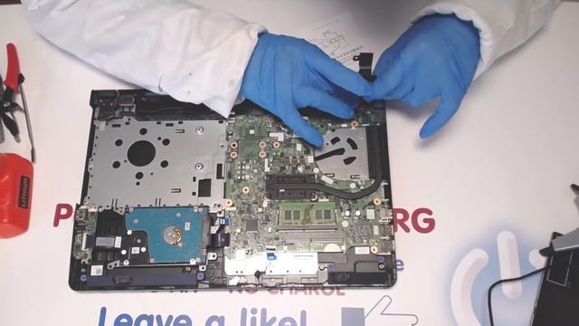 Dell Inspiron 15 3000 P63f Disassembly Laptop Charge Port Power Jack Repair Fix Taking Apart Tear