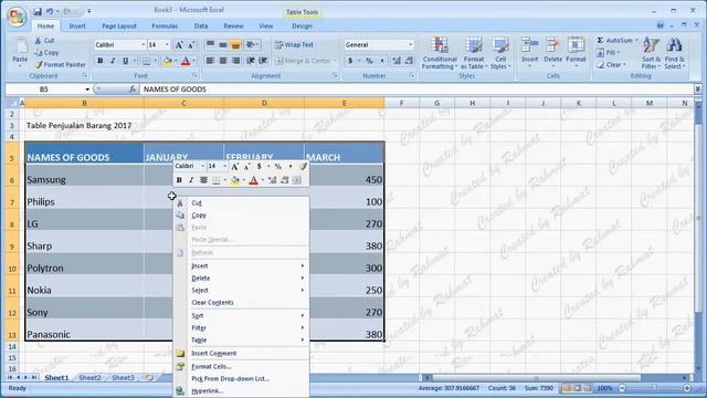 Excel 2007 tutorial | Cara Membuat Tabel 3D di Excel смотреть онлайн